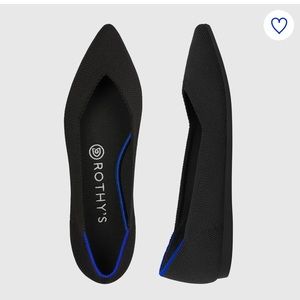 Rothys 8.5 Black Point flat